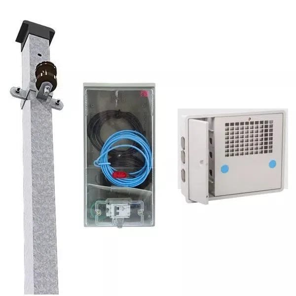 Kit Caixa Luz Para 1 Medidor + Poste Padrão Enel + Caixa Padrão Sabesp Cabo 16mm Taf - 1
