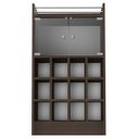 Ver imagem 2 de Adega Bar para 12 Garrafas 2 Portas Vidro 0197 Retrô