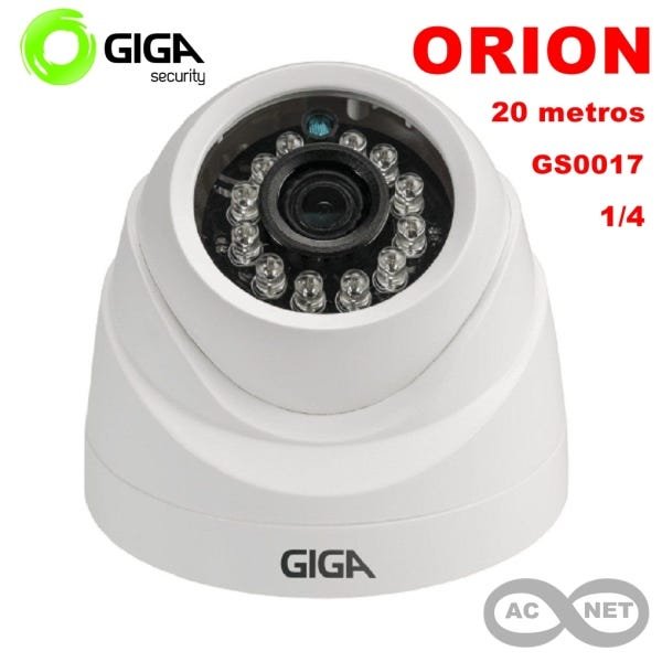 Câmera Dome Giga HD ORION 720p 20m 1/4 3,2mm GS0017 - 2