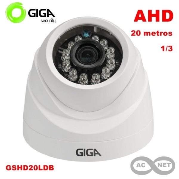 Câmera Dome Giga HD AHD 720p 20m 1/3 3,6mm GSHD20LDB - 2