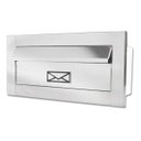 Ver imagem 1 de Caixa de Correio Carta Frente em Inox Polido Brilhante Espelhado