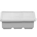 Ver imagem 5 de Forma de Gelo Silicone com Tampa 6 Cubos Cinza Lyor Freezer Drinks Sucos 16,5x13cm