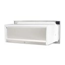 Ver imagem 3 de Caixa de Correio Carta e Revista Frente em Inox Escovado com Tarja Marron