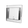 Visor de luz em 100% Inox polido brilhante espelhado Design moderno clean - 3