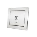 Ver imagem 1 de Visor de Luz em 100% Inox Polido Brilhante Espelhado Design Moderno Clean