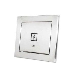 Visor de luz em 100% Inox polido brilhante espelhado Design moderno clean