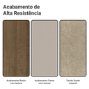 Ver imagem 3 de Conjunto Sala de Jantar Tampo de Madeira 6 Cadeiras Rustic/Crema/Imperial Assis Madesa