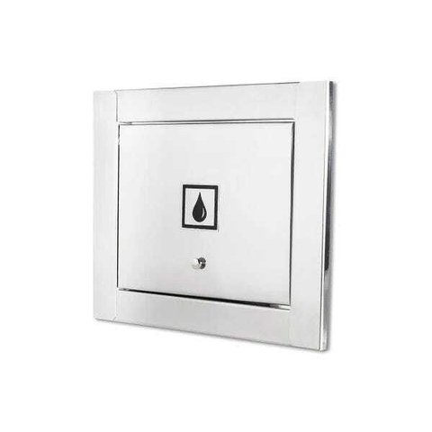 Visor de Água em 100% Inox Polido Brilhante Espelhado Design Moderno Clean