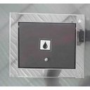 Ver imagem 1 de Visor de Água Marrom com Moldura em Inox Polida Brilhante Espelhada