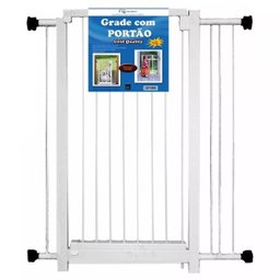 Grade de Proteção Porta Portão Corredor Pet Cão Criança 70cm - 3