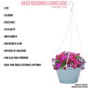 Ver imagem 3 de Kit Com 3 Vasos 6L Para Pendurar Com Hastes Plantas E Flores