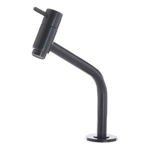 Torneira Lavatório Link 45° 1/4 Bica Baixa Comp01 Preta Luuk Young