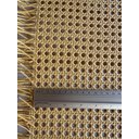 Ver imagem 4 de Palhinha Indiana Tela Rattan Sextavada Assento Natural Vegetal Celulose 1,00x0,80m