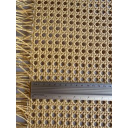 Palhinha Indiana Tela Rattan Sextavada Assento Natural Vegetal Celulose 1,00x0,80m - 4