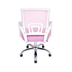 Kit 6 Cadeiras de Escritório Begonia Mesh Ergonômico Rosa - 7