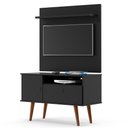 Ver imagem 3 de Painel Para Tv Até 32 Polegadas Com Rack 2 Portas Yan Preto