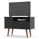 Ver imagem 6 de Painel Para Tv Até 32 Polegadas Com Rack 2 Portas Yan Preto