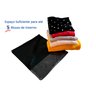 Sacos Tnt para Guardar Roupas com Visor e Zíper Kit 20 Unid.:preto - 2