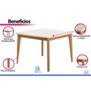 Ver imagem 3 de Mesa Jantar Condessa Madeira/Vidro 109cm Eucalipto/Of Nesher