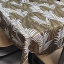 Ver imagem 2 de Toalha de Mesa Térmica Impermeável 1,50m X 1,50m Quadrada 4 Cadeiras - Folhagem