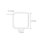 Ver imagem 2 de Abajur Luminária de Mesa Madeira Arredondada Slim- Lâmp G9:freijó