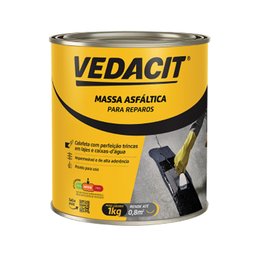 Massa Asfáltica para Reparos 1kg Vedacit - 1