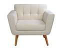Ver imagem 2 de Conjunto 2 Poltronas Bruna Estilo Living Moderna Decoração Sala Recepção