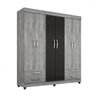 Guarda-Roupa Casal 6 Portas 4 Gavetas 5648 Móveis Leão - 3