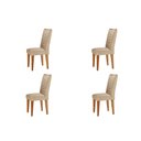 Ver imagem 1 de Conjunto 4 Cadeiras para Sala de Jantar Liz Imbuia 07
