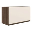 Ver imagem 1 de Armario Aereo Basculante MDF 80 cm Kali 166801 Carvalho Toq Off White Nicioli