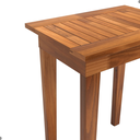 Ver imagem 5 de Mesa Lateral Ripada para Sala Mumbai Castanho