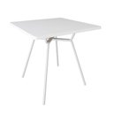 Ver imagem 1 de Mesa para Sala de Jantar Quadrada 90cm Barcelona Branco