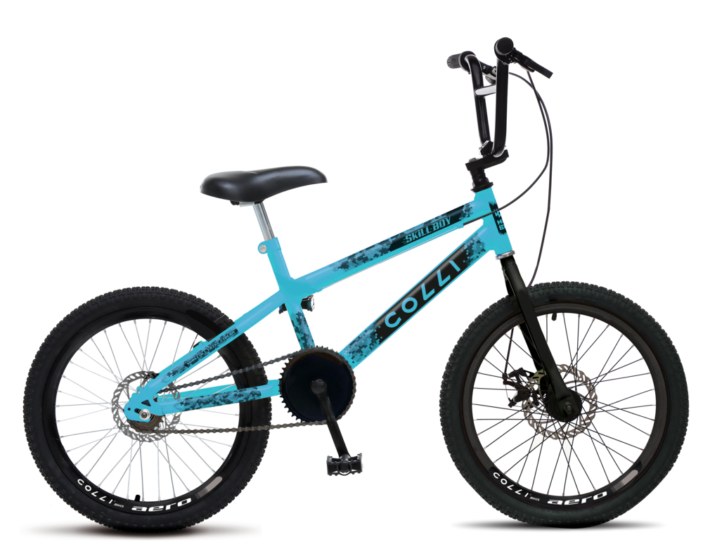 Bicicleta Colli Skill Boy, Aro 20 Aero, Guidão Cross Bmx, Tam 14