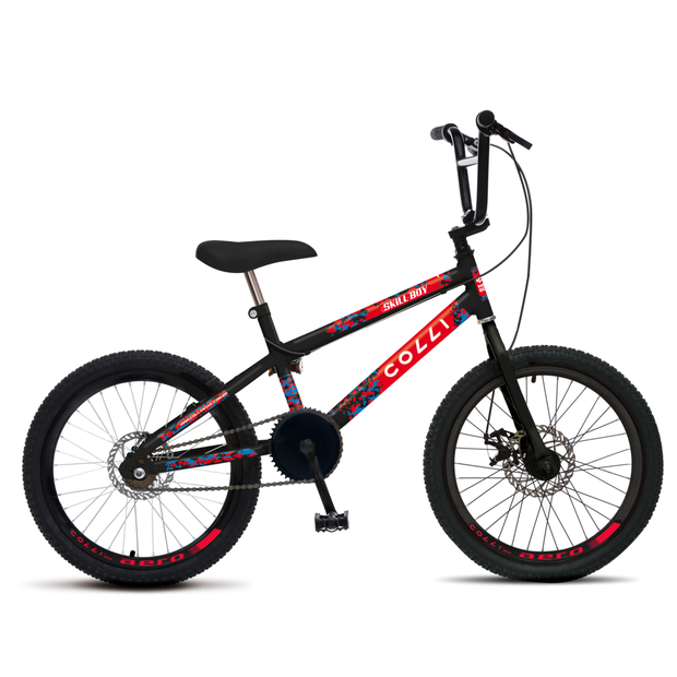 Bicicleta Colli Skill Boy, Aro 20 Aero, Guidão Cross Bmx, Tam 14