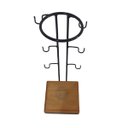 Ver imagem 1 de Mancebo ferro madeira coador de café artesanal rústico