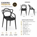 Ver imagem 2 de Cadeira Allegra Premium Preta 120kg