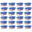 Ver imagem 1 de Pote Com Trava Micro E Freezer 250ml Kit C/ 24u Reutilizável