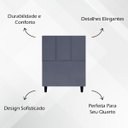 Ver imagem 3 de Cabeceira Decorativa Classic para Cama de Solteiro 90 Cm Suede Cores
