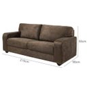 Ver imagem 3 de Sofá 3 Lugares Roma Estofamar