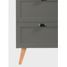 Gabinete para Banheiro com Cuba e Espelho Organico 60cm Retro Mdf Verde Milano - On Móveis - 11