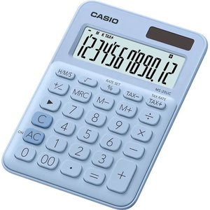 Calculadora Compacta Casio Ms-20uc-lb - Azul Claro