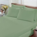 Ver imagem 1 de Lençol Avulso Queen Buettner com Elástico Malha 200 Art Premium - Verde claro