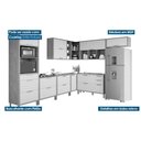Ver imagem 2 de Kit Modulado Mgm 9 Peças Eloise Cz025 Cinamomo/platina