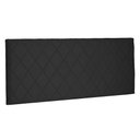 Ver imagem 1 de Cabeceira Painel Solteiro 0,90m Esmeralda Suede Preto