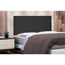 Ver imagem 3 de Cabeceira Painel Solteiro 0,90m Esmeralda Suede Preto