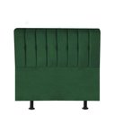 Ver imagem 1 de Cabeceira Estofada Kiara 90cm Solteiro Box Quarto Suede Verde - Gat Magazine
