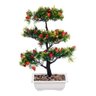 Bonsai Artificial Mini Frutas - Com Vaso Decoração - 3