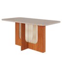 Ver imagem 7 de Conjunto de Mesa de Jantar Tampo de Vidro Off White Louise 1,60 com e 6 Cadeiras Fernanda Cinamomo/
