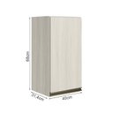 Ver imagem 3 de Armario Aereo 1p Mdf 40 Cm Kali 12202 Bianco Toq Bianco Toq Nicioli