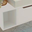 Ver imagem 2 de Conjunto 3 Peças para Banheiro Bn3600x43x44 Branco Tecno Mobili Branco